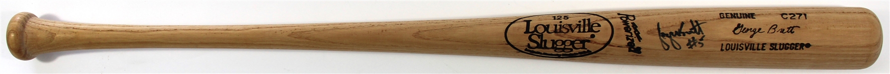 George Brett Team Issued C-271 Signed Bat