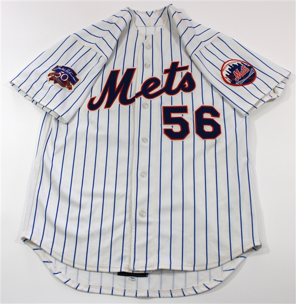 Brian McRae Game Used & Signed 1997 Mets Jersey