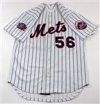 Brian McRae Game Used & Signed 1997 Mets Jersey