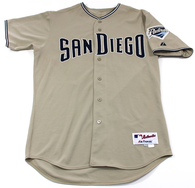 Manny Alexander 2005 Game Used & Signed Padres Jersey