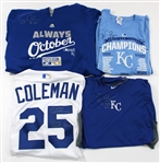 Casey Coleman 2014 Game Used Collection Signed Royals