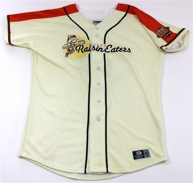 Fresno Rasin Eaters Game Used Jersey