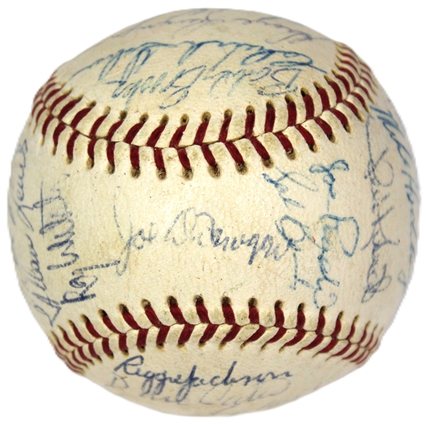 Oakland Athletics 1969 Team Signed Baseaball