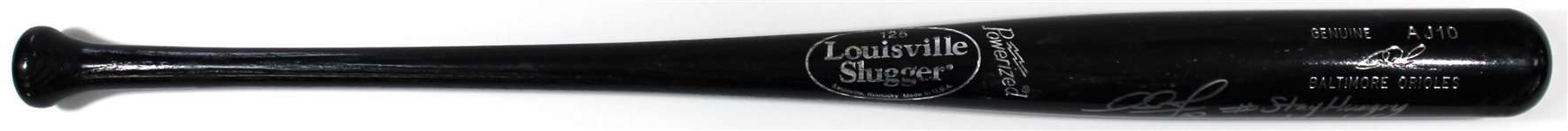 Adam Jones Game Used & Signed Baltimore Orioles Bat 