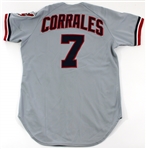 Pat Corrales 1986 Coaches Game Worn Jersey