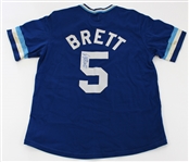 Game Used & Signed 1983 Batting Practice Jersey JSA Autograph 