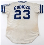 Mark Gubicaz 1984 (Rookie) Game Worn Kansas City Royals Jersey