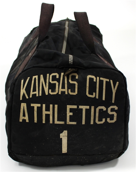 Dick Howser 1961 Kansas City Athletics Travel Bag