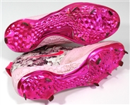 Mike Trout Game Used & Signed Mothers Day Cleats 