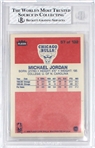 Michael Jordan Rookie Card Excellent + 5.5