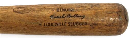 Frank Bolling 1960 Game Used Bat - PSA 1B31406