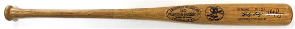 Marty Perez Game Used & Signed Bicentennial Bat PSA - 1B31404
