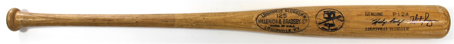 Marty Perez Game Used & Signed Bicentennial Bat PSA - 1B31404