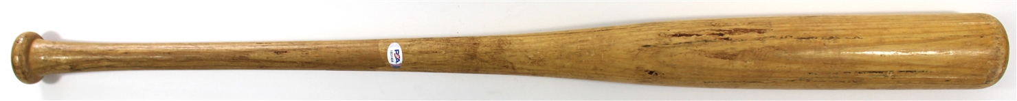 Marty Perez Game Used & Signed Bicentennial Bat PSA - 1B31404