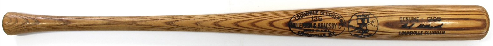 Rod Gilberth Game Used Bicentennial Bat -PSA Pre Cert