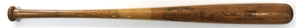 Billy ODell 1961-63 Game Used Bat - PSA Pre Cert