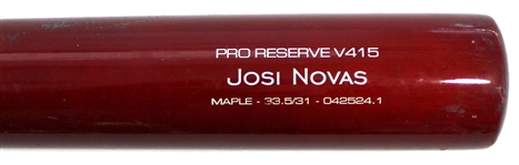 Josi Novas 2024 Kansas City Royals Game Used Bat