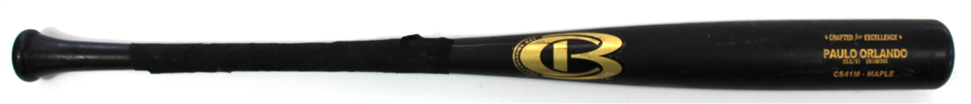 Paulo Orlando Game Used Kansas City Royals Bat