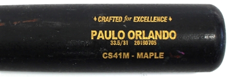 Paulo Orlando Game Used Kansas City Royals Bat
