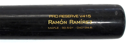 Ramon Ramiez Game Used 2024 Kansas City Royals Bat