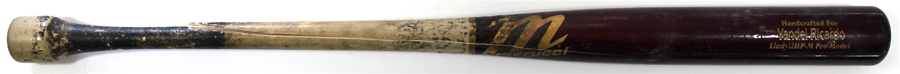 Yandel Ricardo 2024 Game Used Kansas City Royals Bat