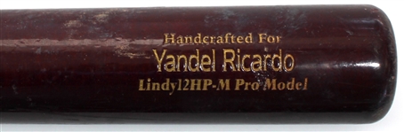 Yandel Ricardo 2024 Game Used Kansas City Royals Bat