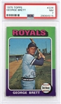 George Brett 1975 Topps NM 7 Baseball Card