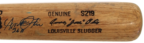 Amos Otis Game Used & Signed KC Royals Bat