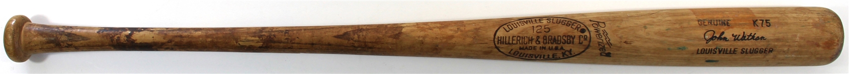 John Wathan 1978-80 Game Used Royals Bat