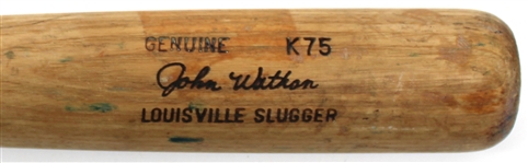 John Wathan 1978-80 Game Used Royals Bat