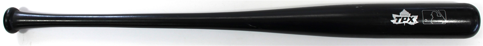Ken Harvey Game Used & Signed Royals Bat