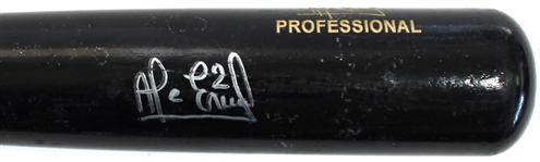 Alcides Escobar Game Used & Signed Bat