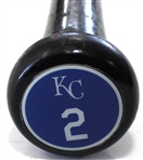 Alcides Escobar Game Used & Signed Bat