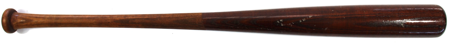 Willie Wilson Game Used & Signed Kansas City Royals Bat