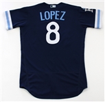 Nicky Lopez Game Used City Connect KC Royals Jersey - MLB JD666529