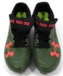 Joakim Soria Game Used & Signed Big Red 1 Cleats 