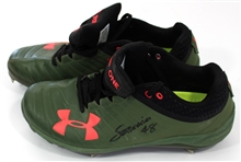 Joakim Soria Game Used & Signed Big Red 1 Cleats 