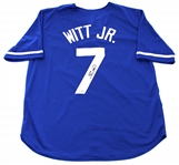 Bobby Witt Jr. Signed Kansas City Royals Jersey - Beckett