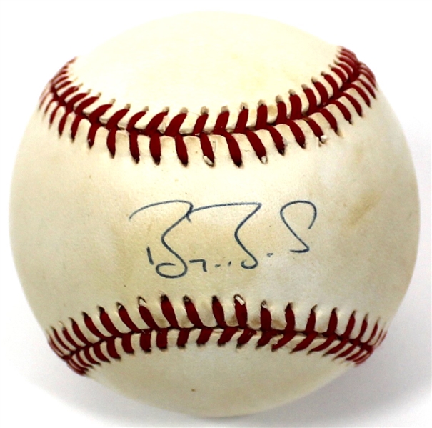 Barry Bonds Jr. Signed Baseball 9.5 JSA Graded Auto 