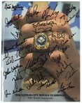 Kansas City Royals 1986 Program Signed by 26 Players - Brett - JSA