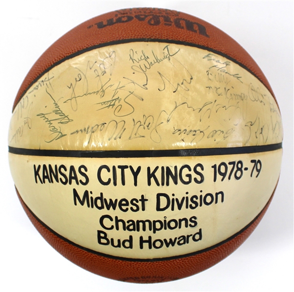 Kansas City Kings 1978-79 Signed Basketball - JSA 