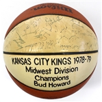 Kansas City Kings 1978-79 Signed Basketball - JSA 