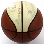 Kansas City-Omaha Kings 1973-74 Signed Basketball - JSA - Bob Cousey - Archibald