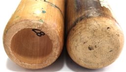 Kyle Isabel Lot of 2 Game Used Bats 