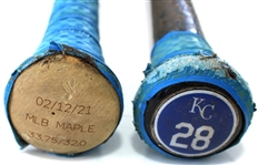 Kyle Isabel Lot of 2 Game Used Bats 