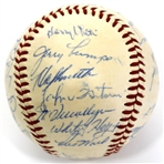 Kansas City Athletics 1959 Team Signed Ball - Maris on the Sweet spot