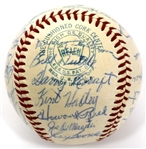 Kansas City Athletics 1959 Team Signed Ball - Maris on the Sweet spot
