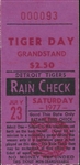 George Brett Career HR #25 Ticket Stub
